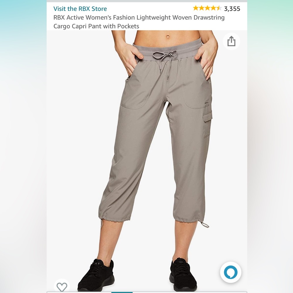 RBX athletic pants, NWT